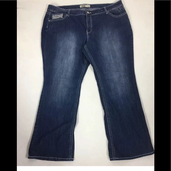 Zanadi Women's Pants Plus Size 24 Embellished - Picture 1 of 7